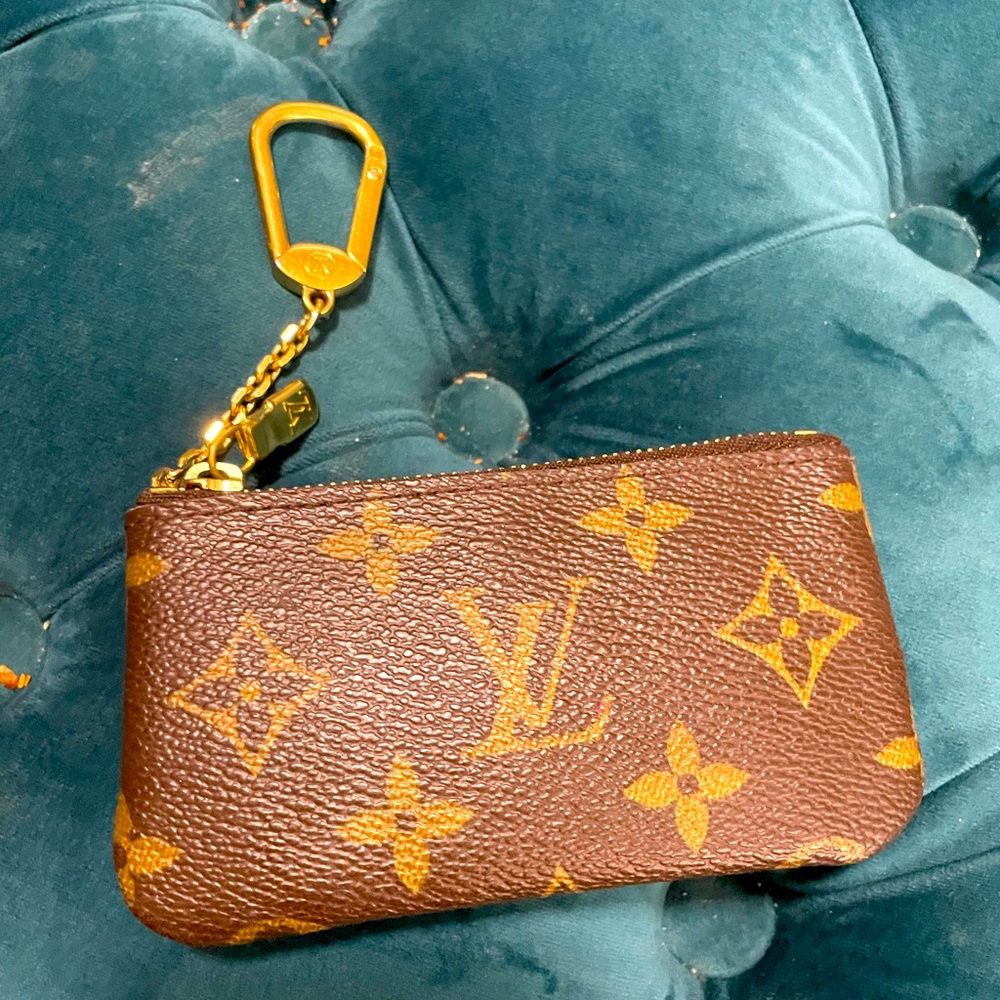 Authentic LV coin keychain purse
